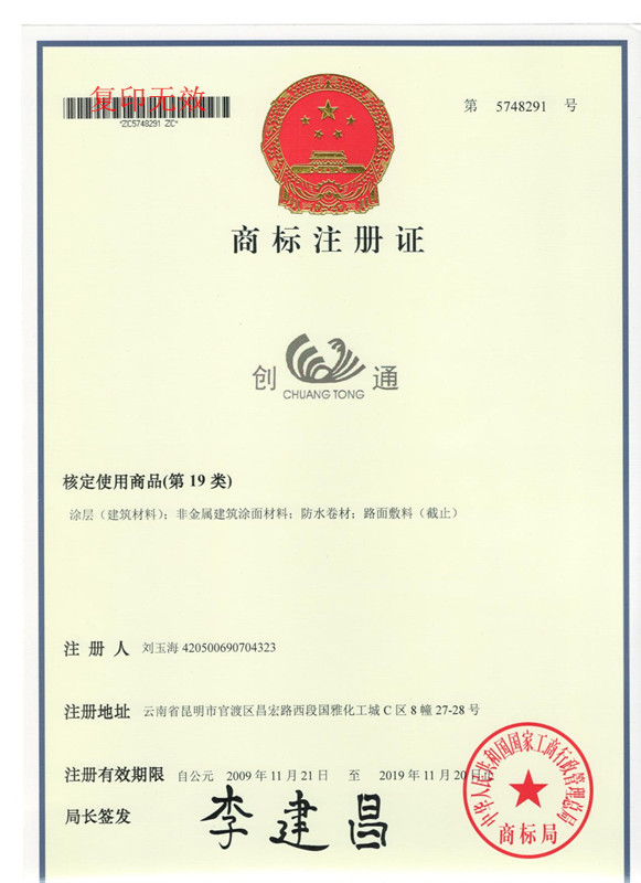 創(chuàng)通注冊商標